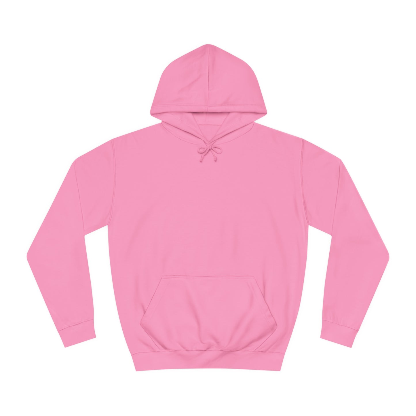 Pink Wave Back Print Unisex Hoodie