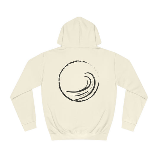 Natural Wave Back Print Unisex Hoodie