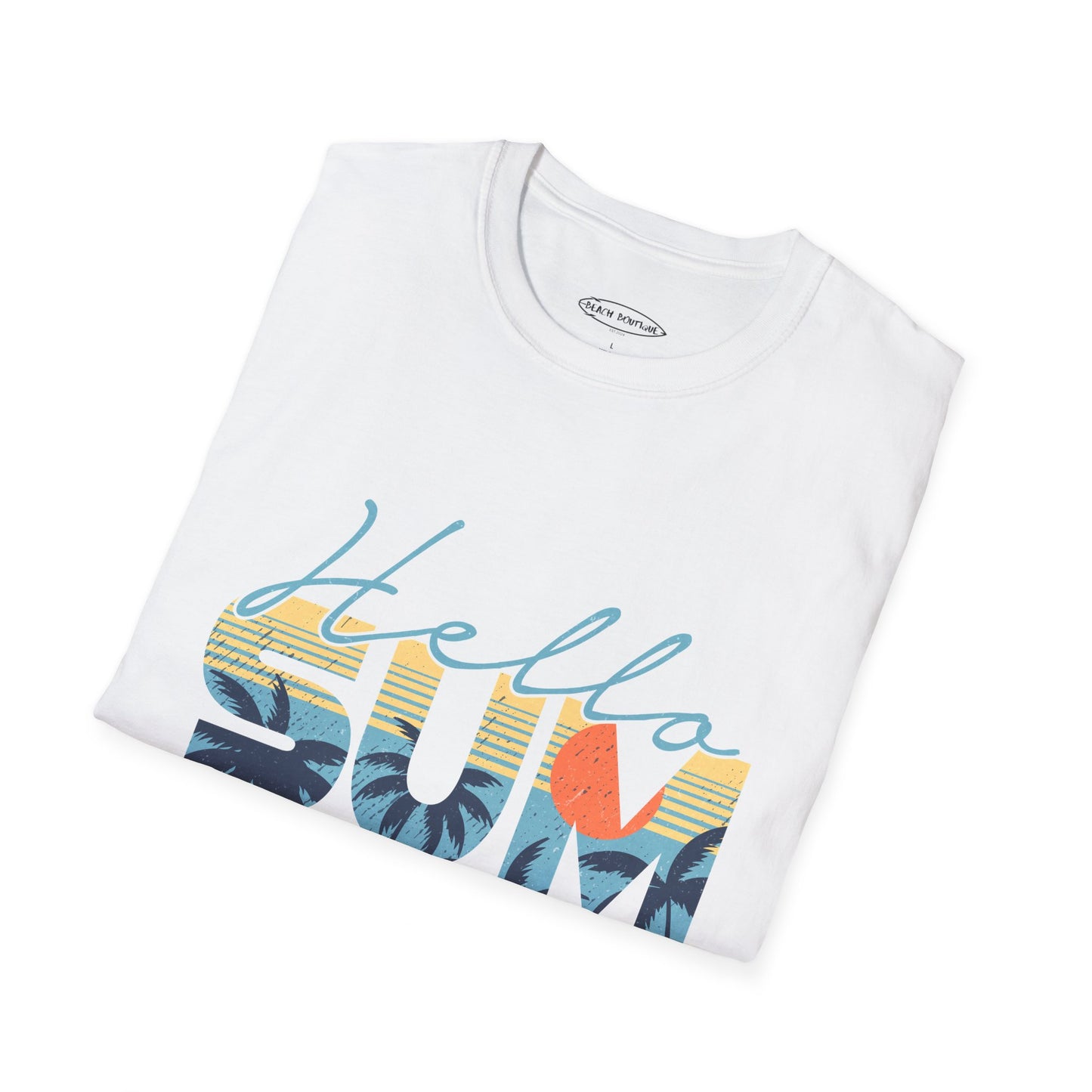 Hello Summer Print Unisex T-Shirt