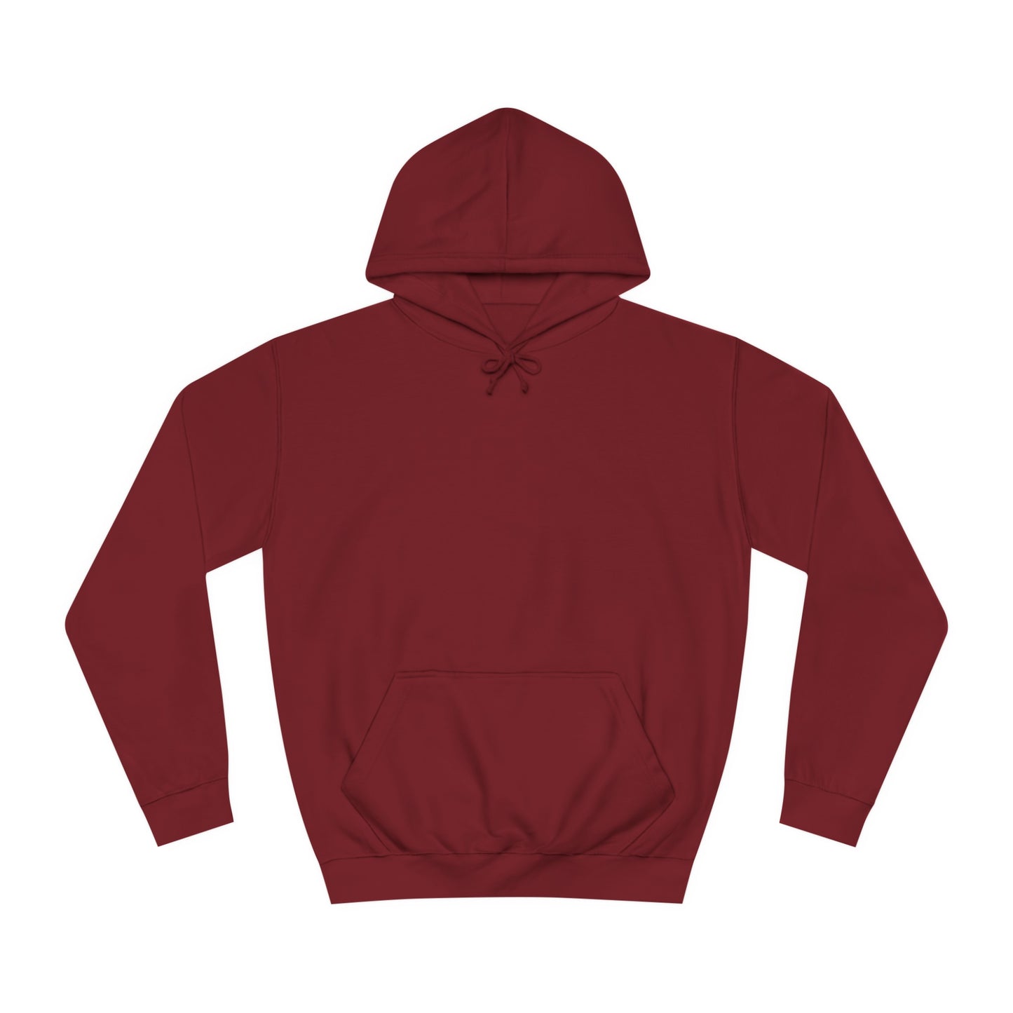 Red Wave Back Print Unisex Hoodie