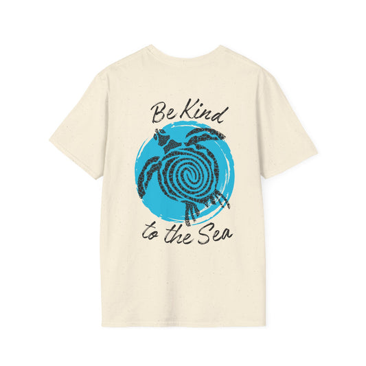 Be Kind to the Sea Back Print Unisex T-Shirt